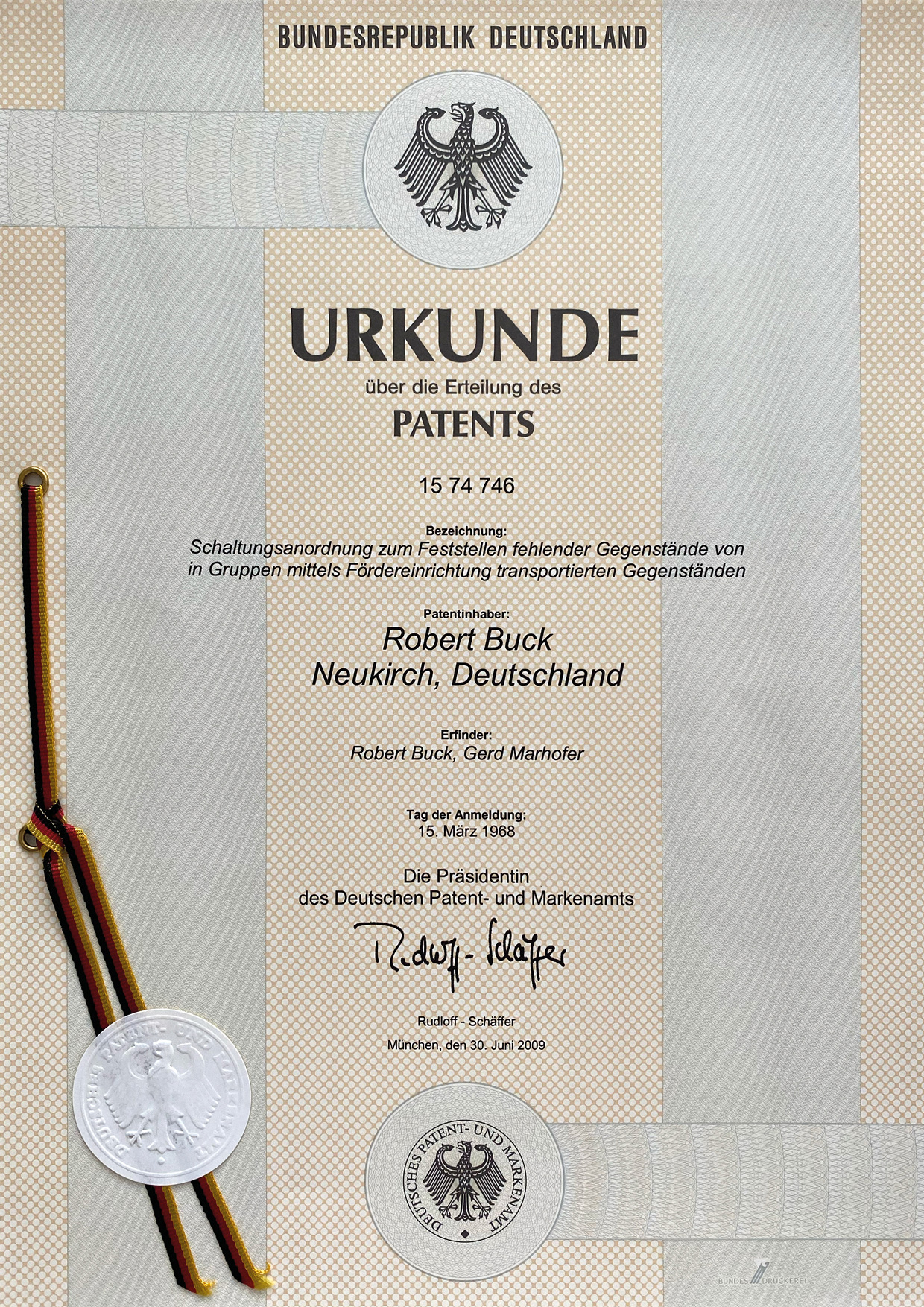 ifm-patenturkunde